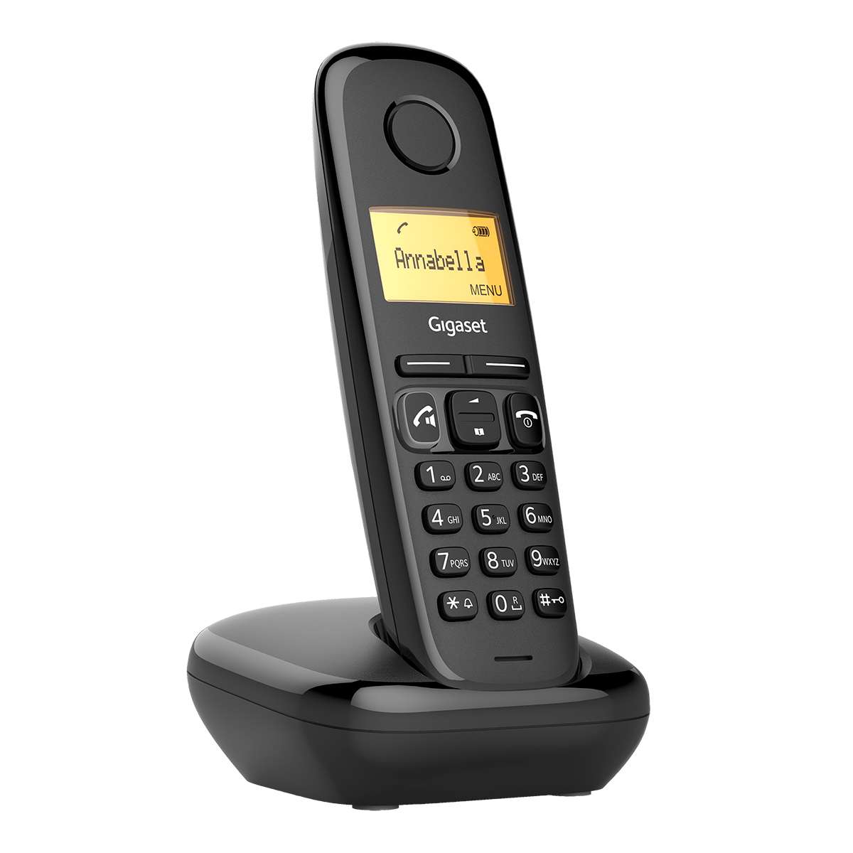 Gigaset A270 Tecla De Manos Libres Iluminada Agenda - Negro